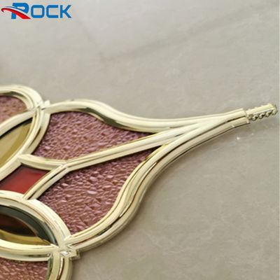 Elegant Mirror Decorative Window Grille Inserts Georgian Bar Flower for upvc windows